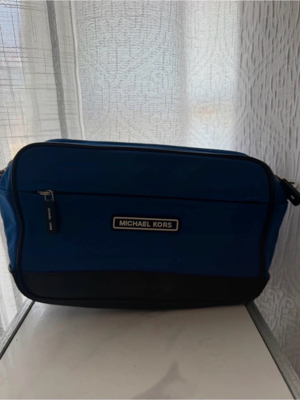Michael Kors Blue and Black Men’s Toiletry Kit
